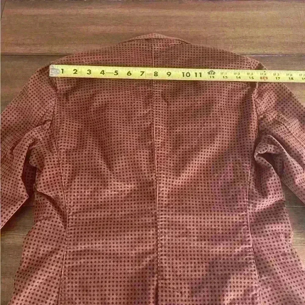 IANUX #Thinkcolored Italian Partly Handmade Polkadot Blazer Women's Size 44 US 8 - Picture 12 of 16